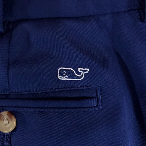 *READ* Vineyard Vines Mens Size 38X27.75 Navy Blue Performance Links Golf Pants - Picture 9 of 15